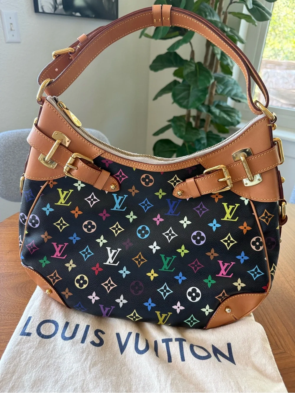 Louis Vuitton Multicolor Monogram Greta